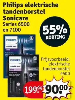 Kruidvat Philips elektrische tandenborstel Sonicare aanbieding