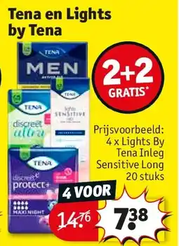 Kruidvat Tena en Lights by Tena aanbieding