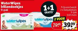 Kruidvat WaterWipes billendoekjes aanbieding
