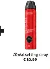 Kruidvat L’Oréal setting spray aanbieding