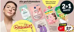 Kruidvat 3 x Kruidvat gezichtsmasker Vitamin C aanbieding