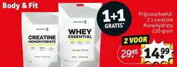 Kruidvat 2 x creatine Monohydrate 250 gram aanbieding