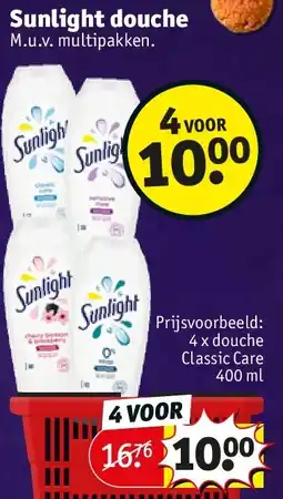 Kruidvat Sunlight douche aanbieding