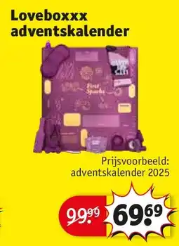 Kruidvat Loveboxxx adventskalender aanbieding