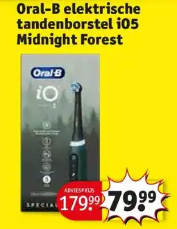 Kruidvat Oral-B elektrische tandenborstel iO5 Midnight Forest aanbieding