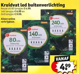 Kruidvat Kruidvat led buitenverlichting aanbieding
