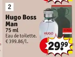 Kruidvat Hugo Boss Man aanbieding