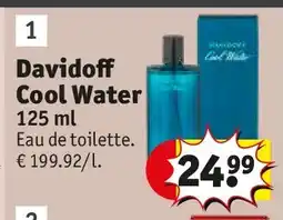 Kruidvat Davidoff Cool Water aanbieding