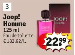 Kruidvat Joop! Homme aanbieding