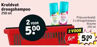 Kruidvat Kruidvat droogshampoo aanbieding