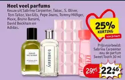 Kruidvat Heel veel parfums aanbieding