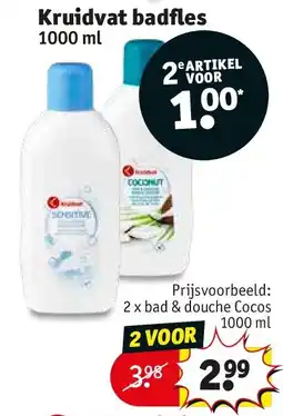 Kruidvat Kruidvat badfles aanbieding