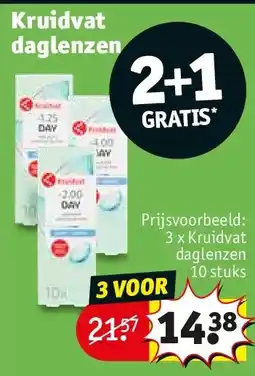 Kruidvat Kruidvat daglenzen aanbieding