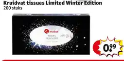 Kruidvat Kruidvat tissues Limited Winter Edition aanbieding