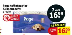 Kruidvat Page toiletpapier Kussenzacht aanbieding