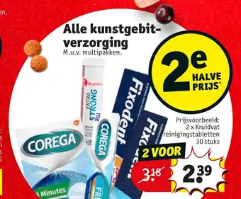 Kruidvat Alle kunstgebitverzorging aanbieding