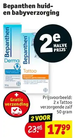 Kruidvat Bepanthen huiden babyverzorging aanbieding