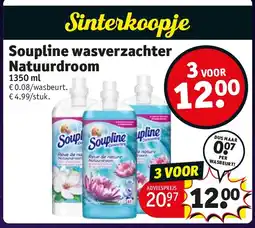 Kruidvat Soupline wasverzachter Natuurdroom aanbieding