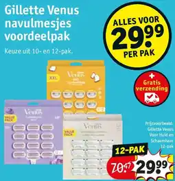 Kruidvat Gillette Venus Voor Huid en Schaamhaar 12-pak aanbieding