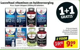 Kruidvat Lucovitaal vitaminen en huidverzorging aanbieding