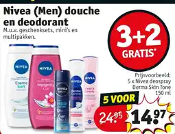Kruidvat Nivea (Men) douche en deodorant aanbieding