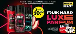 Kruidvat 3 x Axe bodyspray Fine Fragrance Collection Cherry Fizz 150 m aanbieding