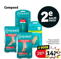 Kruidvat 2 x blarenpleister Medium 6 stuks aanbieding