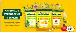 Kruidvat Ricola voordeelzak 125 gram aanbieding