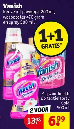 Kruidvat Vanish aanbieding