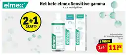 Kruidvat 3 x Sensitive tandpasta 75 ml aanbieding