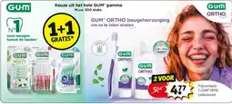 Kruidvat 2 x GUM ORTHO tandenborstel aanbieding