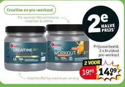 Kruidvat x Kruidvat pre-workout aanbieding