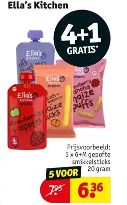 Kruidvat 5 x 6+M gepofte smikkelsticks 20 gram aanbieding