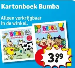 Kruidvat Kartonboek Bumba aanbieding