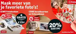 Kruidvat CEWE kerstkaarten en fotocadeaus aanbieding