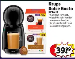 Kruidvat Krups Dolce Gusto aanbieding
