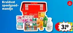 Kruidvat Kruidvat speelgoedmandje aanbieding