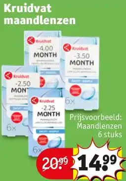Kruidvat Kruidvat maandlenzen aanbieding
