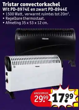 Kruidvat Tristar convectorkachel aanbieding
