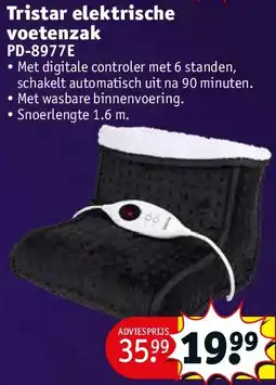 Kruidvat Tristar elektrische voetenzak aanbieding