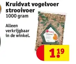 Kruidvat Kruidvat vogelvoer strooivoer aanbieding
