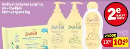Kruidvat Zwitsal babyverzorging en -doekjes kleinverpakking aanbieding