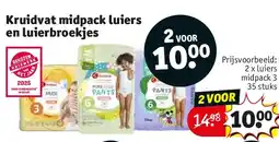 Kruidvat Kruidvat midpack luiers en luierbroekjes aanbieding