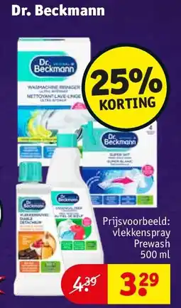 Kruidvat Dr. Beckmann aanbieding
