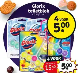 Kruidvat Glorix toiletblok aanbieding