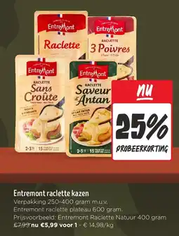 Jumbo Entremont raclette kazen aanbieding