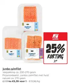 Jumbo Jumbo zalmfilet aanbieding
