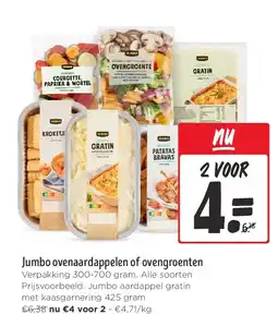 Jumbo Jumbo ovenaardappelen of ovengroenten aanbieding