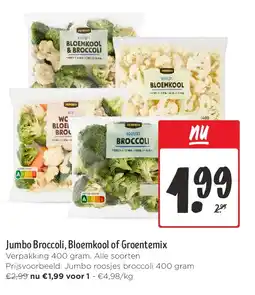 Jumbo Jumbo Broccoli, Bloemkool of Groentemix aanbieding