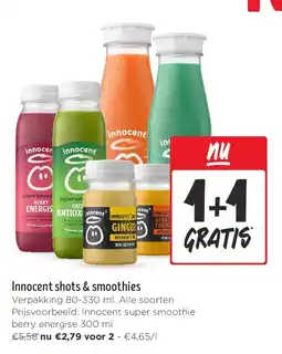 Jumbo Innocent shots & smoothies aanbieding